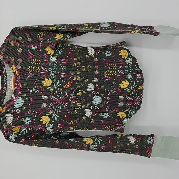 We The Free Toileidays Long Sleeve Forest Combo Thermal Womens Size Medium - Picture 3 of 7